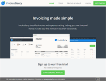 Tablet Screenshot of invoiceberry.com